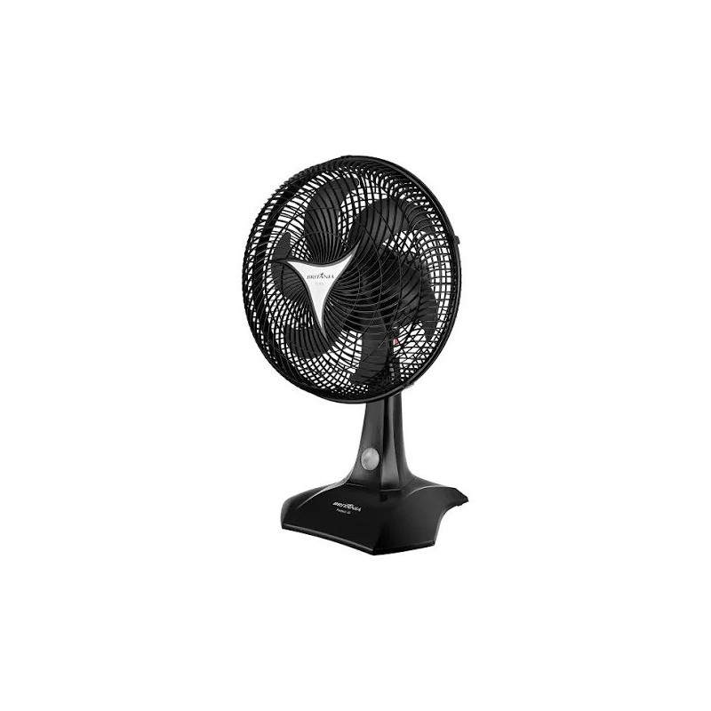 Ventilador De Mesa 30cm Britânia Protect Six Preto